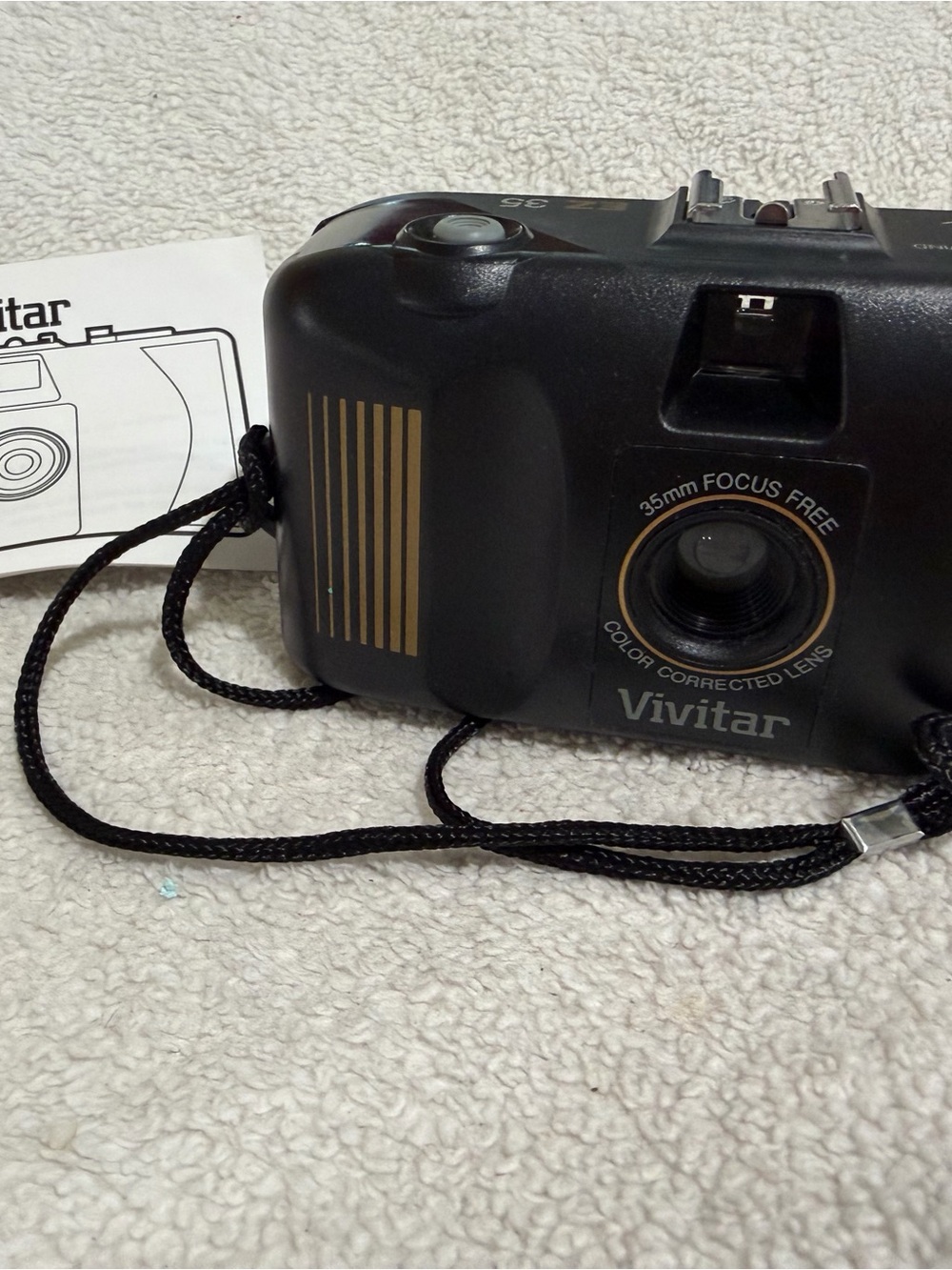 35mm Focus-Free Film Camera - Black